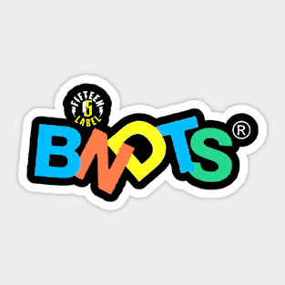 Fifteen Label Colorful BNDTS Sticker